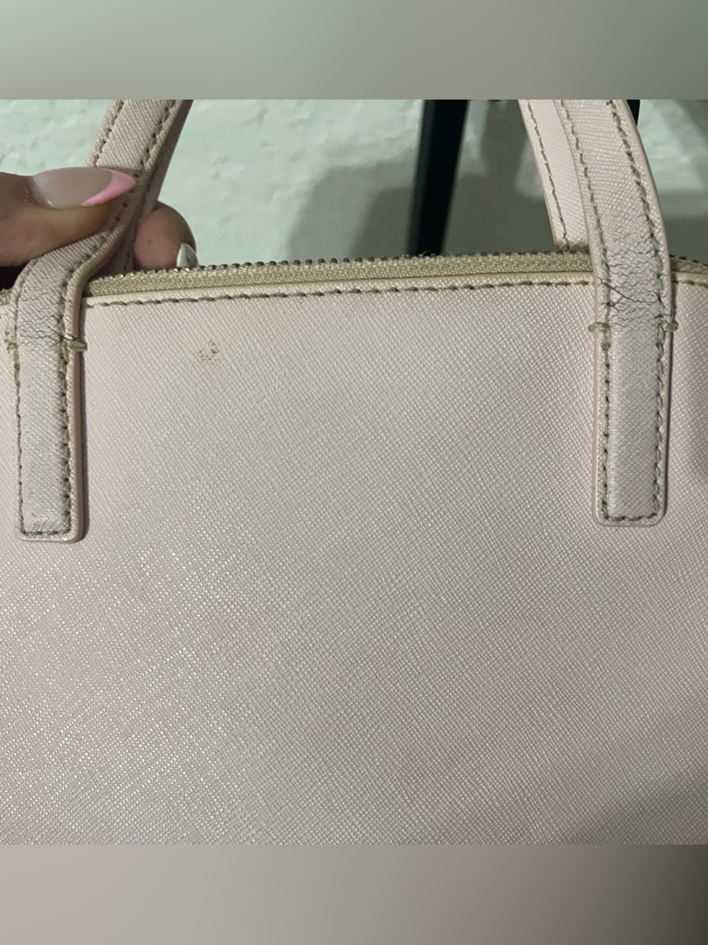 Kate Spade Pale Pink Studded Dome Satchel - Picture 5 of 8